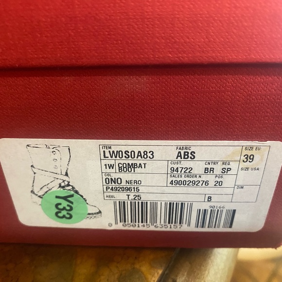 Valentino Garavani Combat boot black, mid calf size 8.5 - Picture 13 of 14